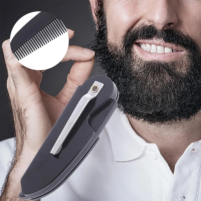 Portable Folding Beard Comb