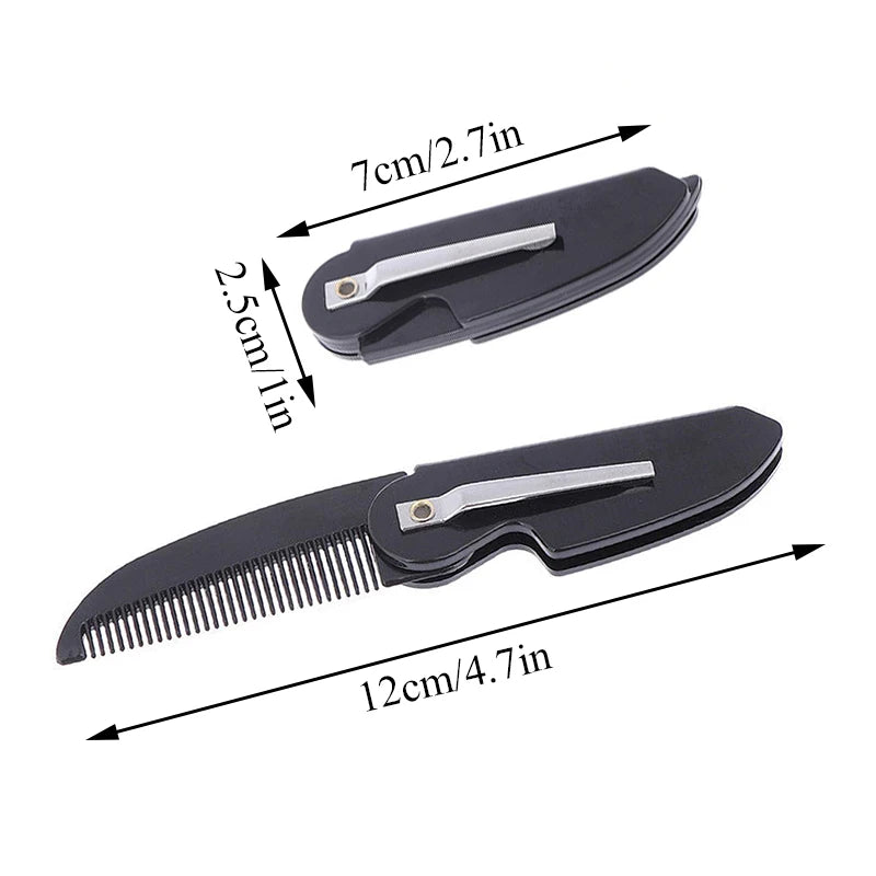 Portable Folding Beard Comb