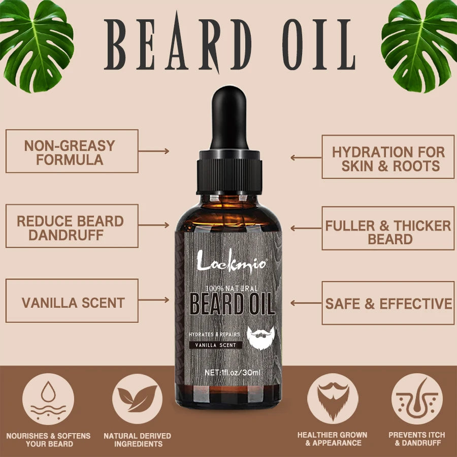 Beard Oil & Balm Vanilla Scent