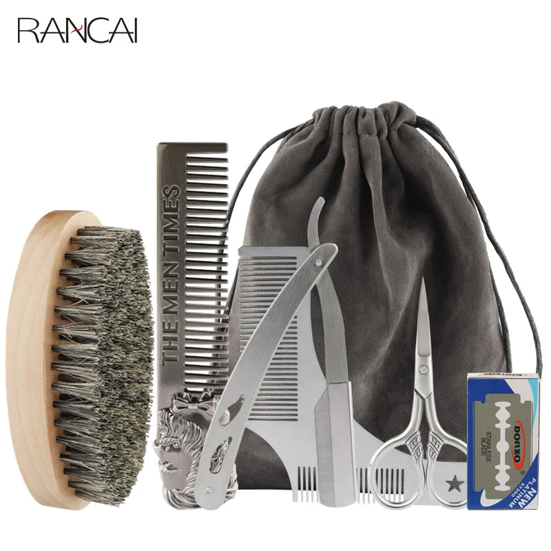 Professional Shaving Beard Brush Set