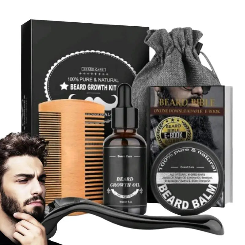 Men Beard Barba Grooming Beard Set