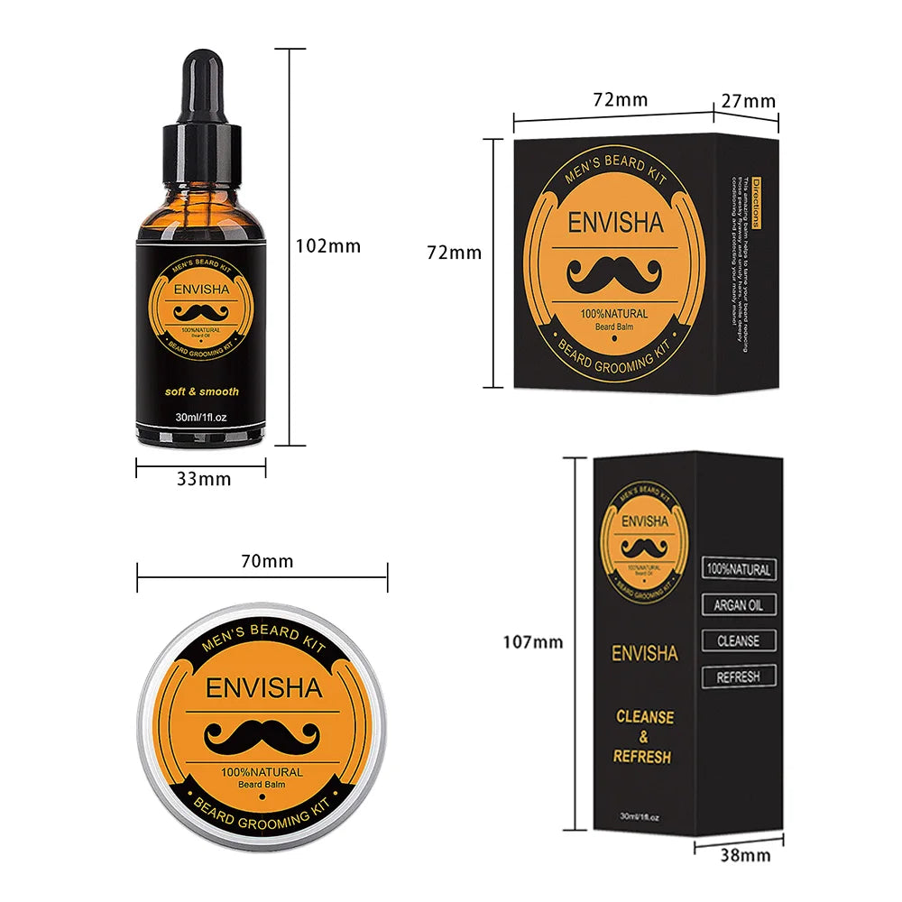 Beard Care Growth Cream Set