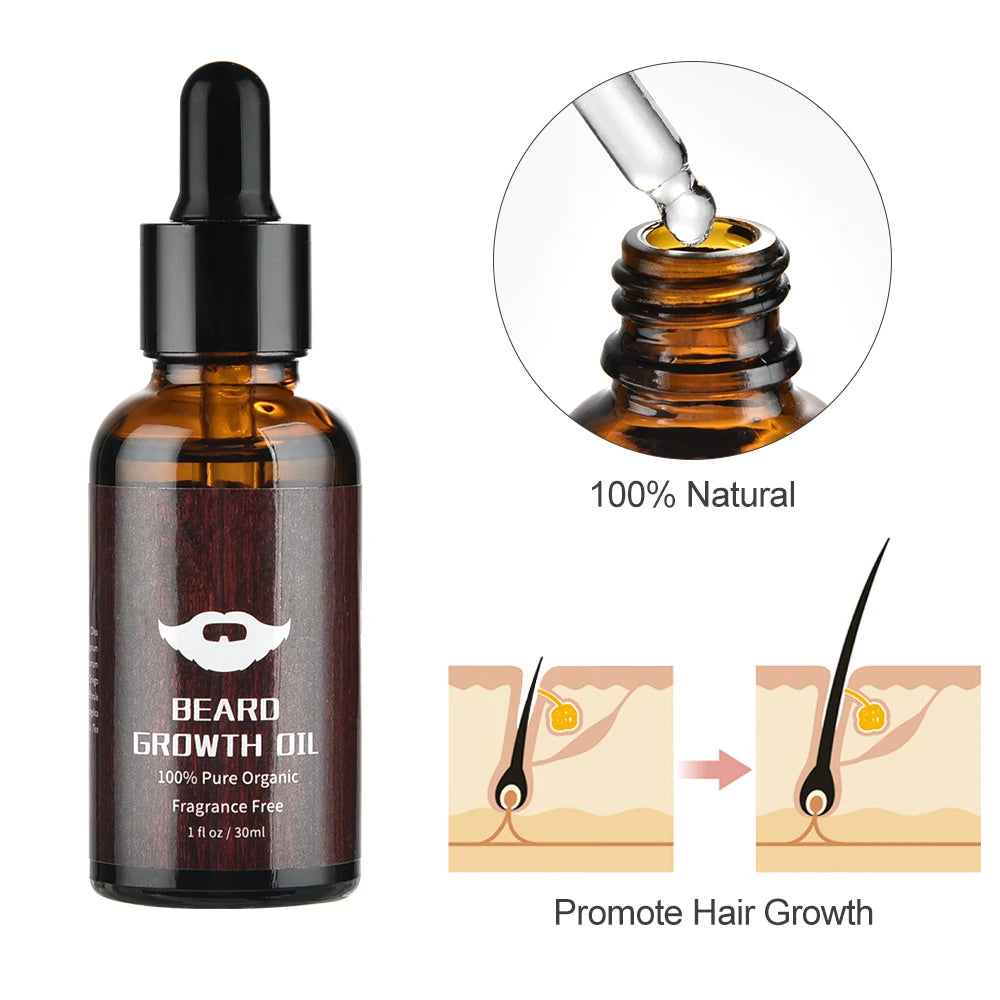 Hair Enhancer Beard Growth Kit